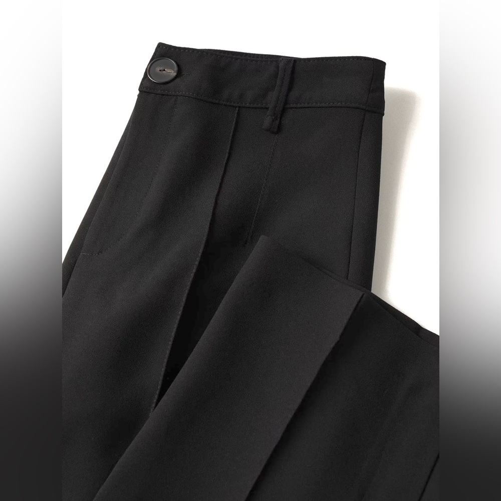 Mango Black Boot Cut Trouser Pants - Picture 6 of 13
